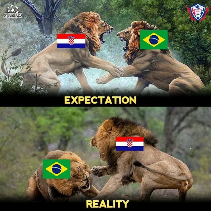 Meme Kroasia Kalahkan Brasil di Piala Dunia 2022