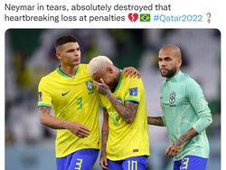 Modric Tua-tua Keladi, Neymar Bersimbah Air Mata