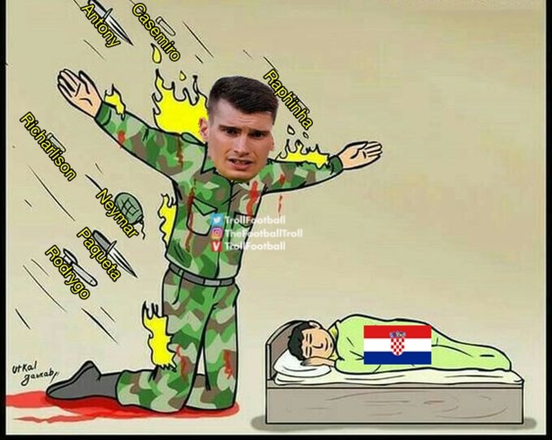 Meme Kroasia Kalahkan Brasil di Piala Dunia 2022