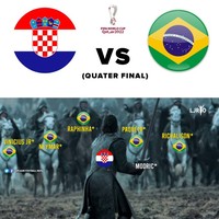 Meme Kroasia Kalahkan Brasil di Piala Dunia 2022