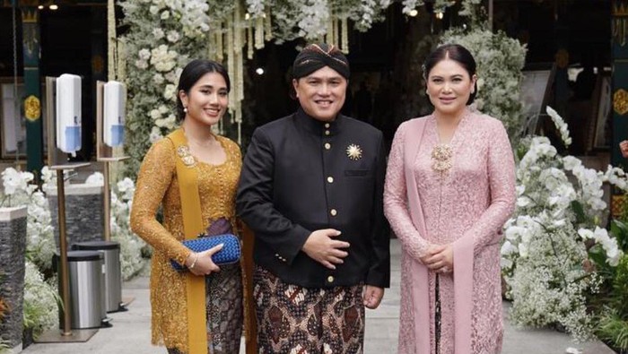 Menteri BUMN Erick Thohir di acara akad nikah Kaesang dan Erina, Sabtu (10/12/2022)