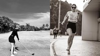 Dalam beberapa kesempatan, ia kerap mengunggah foto dirinya sedang menjajal berbagai macam olahraga seperti lari, battle rope, golf, gym, hingga tennis. (Foto: Instagram @ramadhaniabakrie)