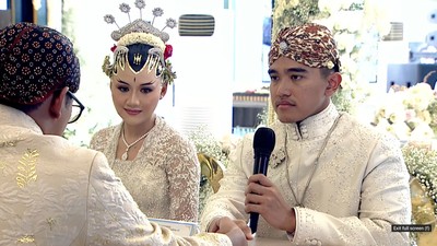 Ekspresi Kaesang Jalani Proses Ijab Kabul: Dari Tegang hingga Senang