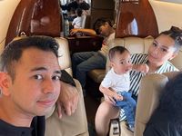 potret raffi ahmad naik jet pribadi ke nikahan kaesang-erina gudono (detik.com)