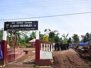 Sekolah Ini Hancur Imbas Gempa, Jokowi Minta Dibangun Lagi 3 Bulan Rampung