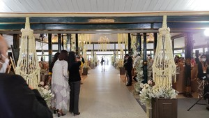 Suasana Pendopo Royal Ambarrukmo Jelang Akad Nikah Kaesang-Erina