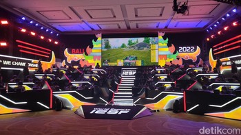 Nah kalau PUBG Mobile berada di Fire Stage, tepat di sebelah Ice Stage. Foto: (Panji Saputro/detikINET).