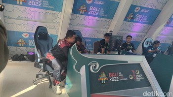 Sedangkan eFootball 2023 bertanding di Air Stage. Foto: (Panji Saputro/detikINET).
