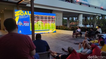 PBESI dan Garudaku juga menyediakan tempat untuk menyaksikan match eFootball dan Tekken 7. Foto: (Panji Saputro/detikINET).