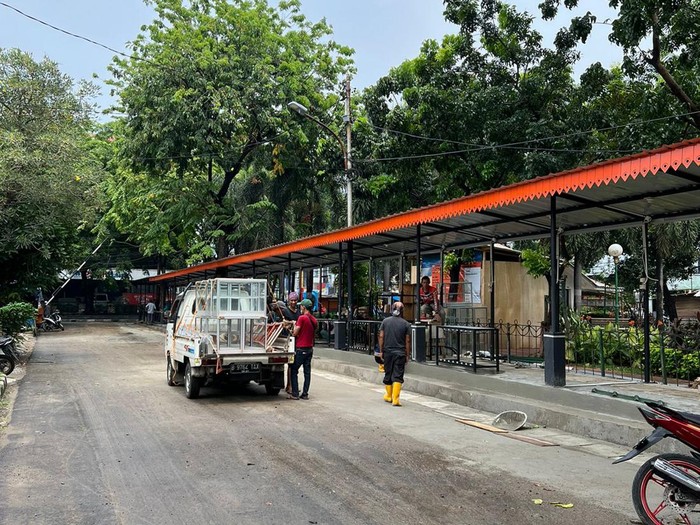 Warga Kelurahan Cideng, Gambir, Jakarta Pusat (Jakpus) menolak pembangunan lokasi sementara (loksem) kios JP 47. Pemkot Jakpus memberi penjelasan. (dok Istimewa)