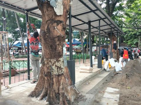 Warga Kelurahan Cideng, Gambir, Jakarta Pusat (Jakpus) menolak pembangunan lokasi sementara (loksem) kios JP 47. Pemkot Jakpus memberi penjelasan. (dok Istimewa)