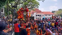 Penampilan Reog/Foto: M Bagus Ibrahim/detikJatim