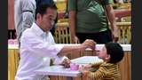 Gemas! 10 Gaya Lucu Jan Ethes Saat Makan Durian hingga Es Krim Bareng Jokowi