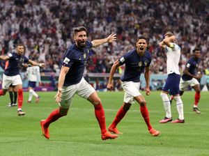 Hasil Inggris Vs Prancis: Menang 2-1, Les Bleus ke Semifinal