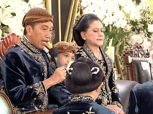 Wejangan Jokowi ke Anak-anaknya di Ngunduh Mantu Kaesang-Erina