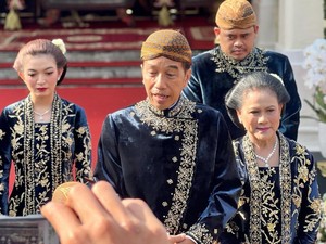 Wejangan Jokowi saat Prosesi Ngunduh Mantu Kaesang-Erina