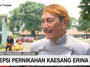 Luhut: Nuansa Budaya di Ngunduh Mantu Kaesang-Erina Ide Jokowi