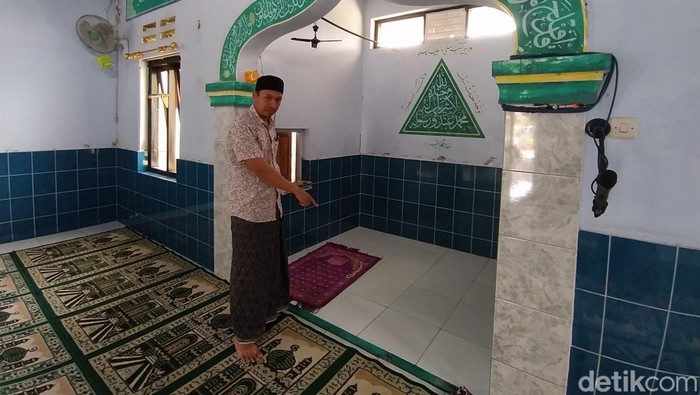 Masjid Al-Mahfudz, Dusun Krandan, Desa Kebonrejo, Kecamatan Salaman, Kabupaten Magelang, yang viral terjadi perusakan. Foto diambil Minggu (11/12/2022).