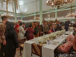 Momen Prabowo Salim dengan Megawati di Tasyakuran Kaesang