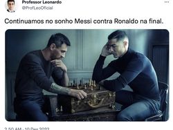 Kandas Impian Netizen, Ronaldo vs Messi di Final Piala Dunia 2022