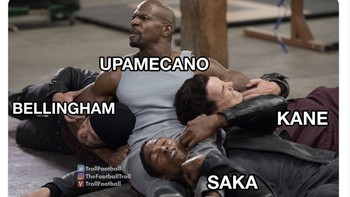 Umecano berhasil menetralisir barisan penyerang Inggris. Foto: Twitter