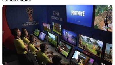 Meme Inggris Dibekuk Prancis, Wasit Diamuk Netizen