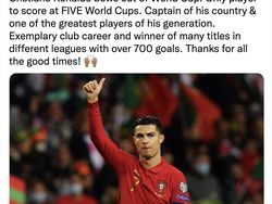 Terima Kasih dan Selamat Tinggal Ronaldo Ramai di Linimasa