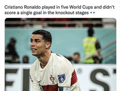 Ronaldo Menangis Piala Dunia Berakhir Tragis