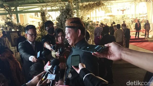 Menteri Dalam Negeri (Mendagri) Tito Karnavian di Puro Mangkunegaran, Solo, Minggu (11/12/2022).