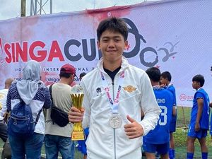 Bocah Garut Jadi Pemain Terbaik Kompetisi Bola di Singapura