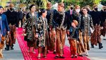 Momen Jokowi dan Keluarga Tiba di Loji Gandrung