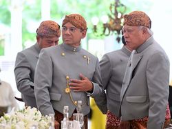Momen Para Menteri Hadiri Tasyakuran Pernikahan Kaesang dan Erina