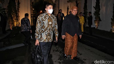 Momen Prabowo-Sri Mulyani Hadiri Resepsi Pernikahan Kaesang-Erina