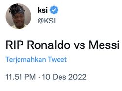 Kandas Impian Netizen, Ronaldo vs Messi di Final Piala Dunia 2022