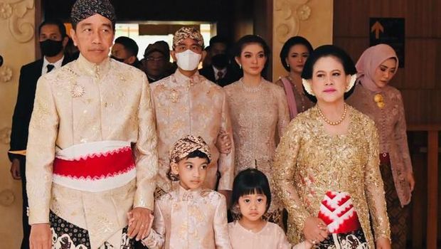 Potret Jan Ethes di Pernikahan Kaesang dan Erina