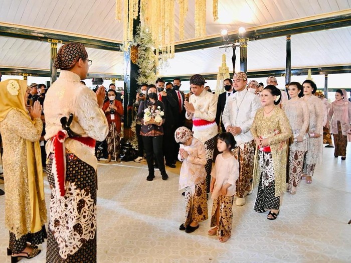 Potret Jan Ethes di Pernikahan Kaesang dan Erina