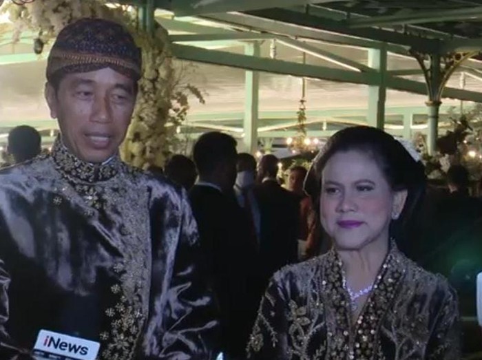Presiden Jokowi dan Ibu Iriana