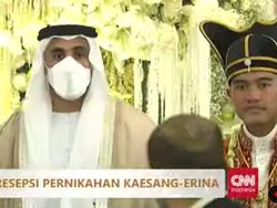 Diantar Gibran-Bobby, Putra MBZ Hadiri Tasyakuran Kaesang-Erina