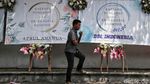 Ratusan Karangan Bunga Kaesang-Erina Penuhi Puro Mangkunegaran
