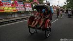 Ratusan Karangan Bunga Kaesang-Erina Penuhi Puro Mangkunegaran