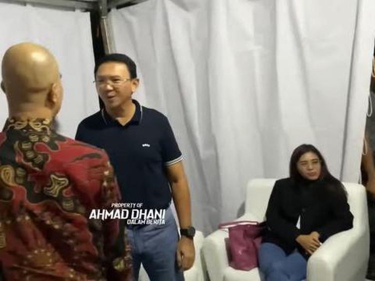 Potret Pertemuan Perdana Ahmad Dhani dan Ahok, Penuh Tawa hingga Tukar Nomor HP