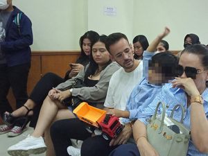 Anak dan Kekasih Nikita Mirzani Hadir di Persidangan