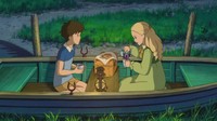 Di film When Marnie Was There adegan yang paling terkenal ketika karakter Marnie dan Anna di kapal kayu. Di sana mereka menyantap cookies yang terlihat enak. Foto: Studio Ghibli