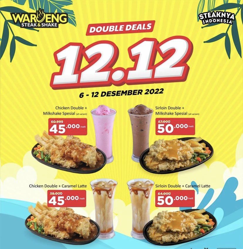Catat! Diskon Makanan Tanggal Kembar 12.12, Ada Kopi hingga Pizza Murah