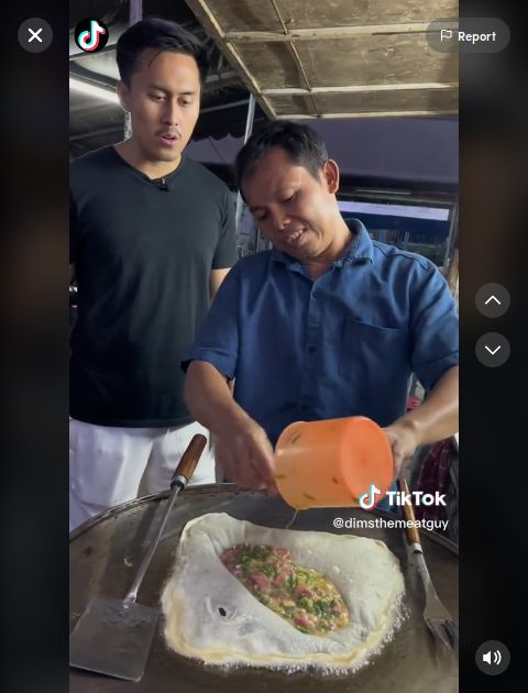 Dims The Meat Guy tantang penjual martabak bikin martabak telur campur wagyu A5