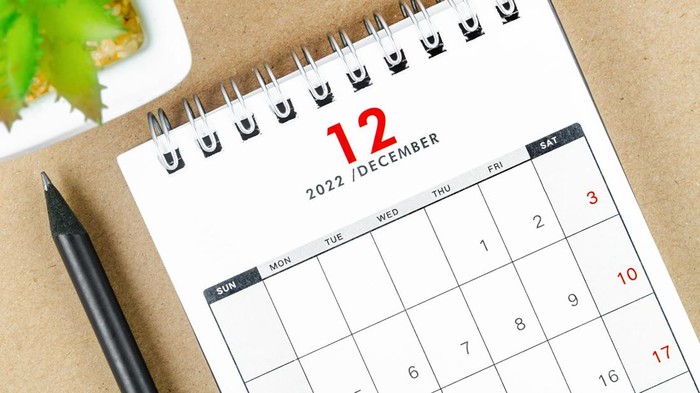 Ilustrasi Kalender Libur Akhir Tahun 2022
