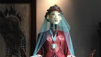 Ini patung wayang golek Mary (Maryam) dari pameran seni 9 Pears of Heaven karya Sri Astari Rasjid. Foto: Sri Astari Rasjid/ Instagram