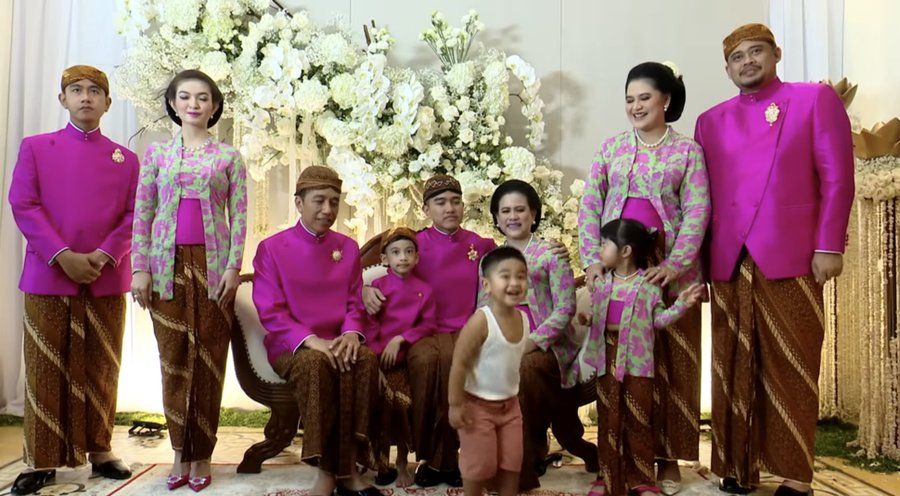 Keluarga Presiden Jokowi.
