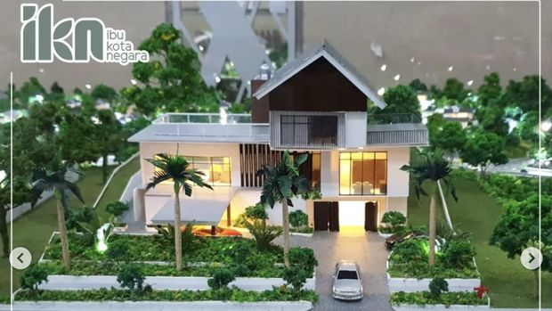 Kementerian Pekerjaan Umum dan Perumahan Rakyat (PUPR) melalui Direktorat Jenderal Perumahan mulai membangun rumah jabatan menteri di Kawasan Inti Pusat Pemerintahan Ibu Kota Nusantara (KIPP IKN). (Instagram @ik_id)