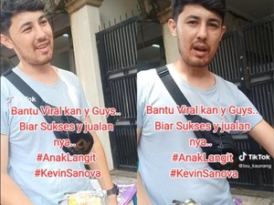 Dulu Jadi Pemain Sinetron Anak Langit, Kini Kevin Sanova Keliling Jualan Roti